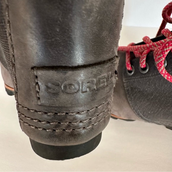 Sorel PDX Lace Wedge Quarry Gray Boot Size 10 - Picture 9 of 11